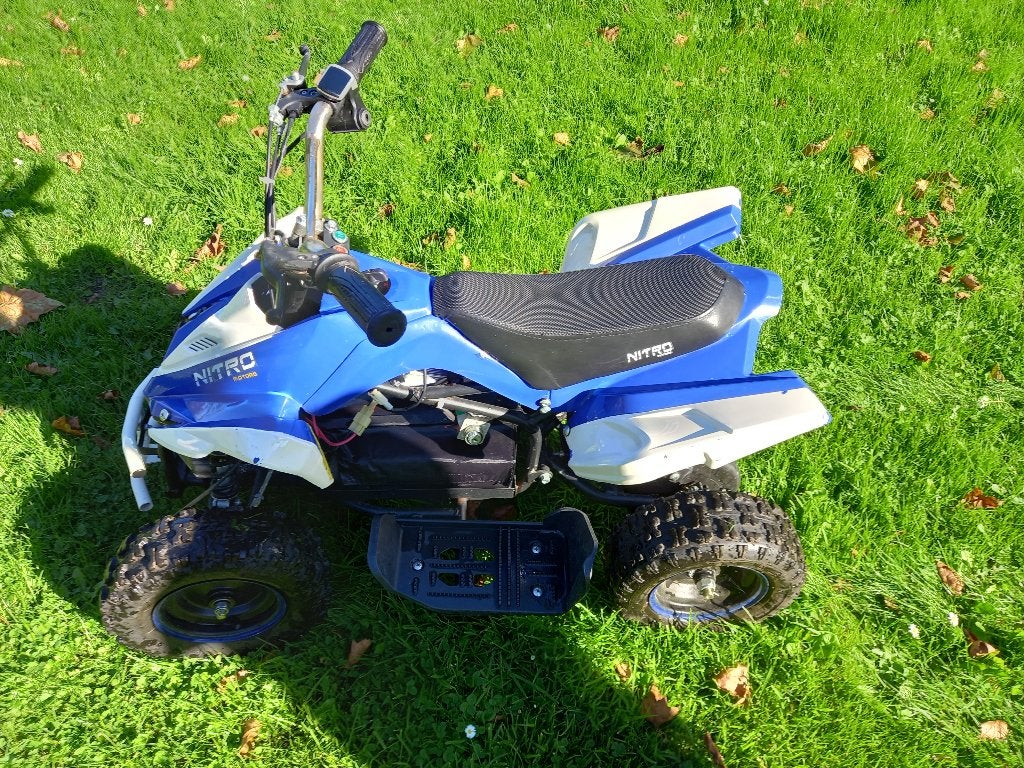 Quad électrique enfant Nitro, Enlèvement, Utilisé
