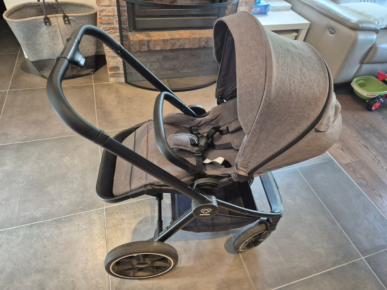 Poussette Pericles Crios 3.0 Lava Grey, Kinderen en Baby's, Kinderwagens en Combinaties, Kinderwagen, Met reiswieg, Ophalen