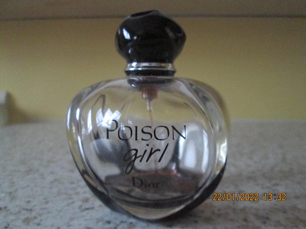 Parfum « POISON GIRL» bouteille vide, Verzamelen, Parfumverzamelingen, Gebruikt, Parfumfles, Ophalen