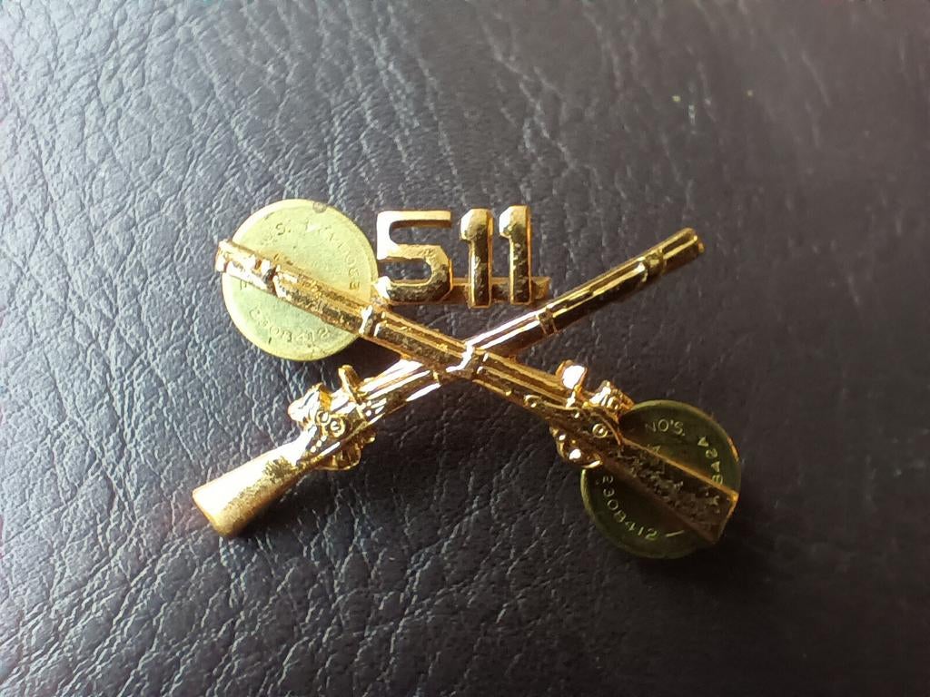 Us ww2 511 PARACHUTE INFANTRY, Verzamelen, Militaria | Tweede Wereldoorlog, Ophalen of Verzenden