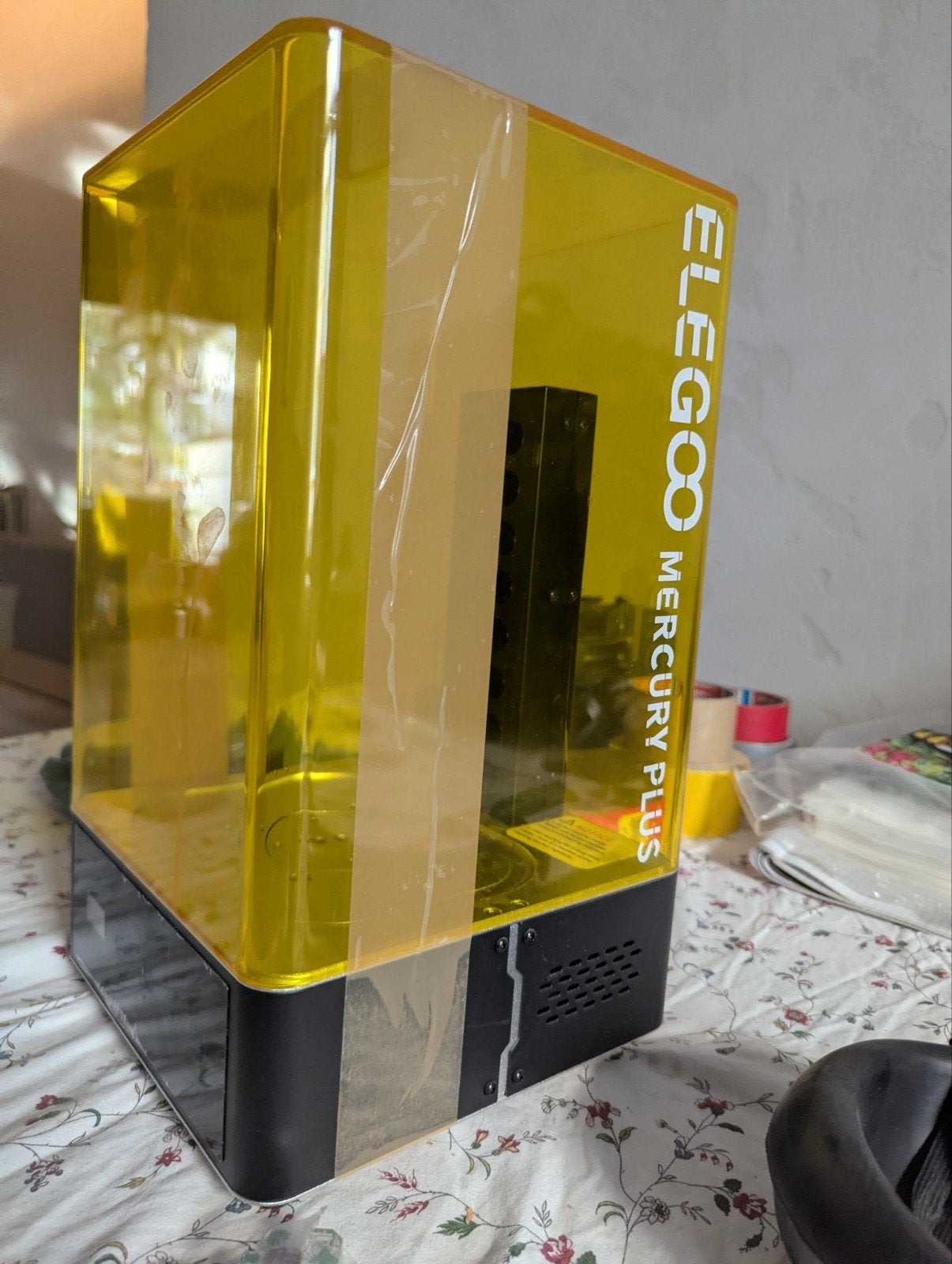 Elegoo Mercury Resin print cleaning and curing, Ophalen
