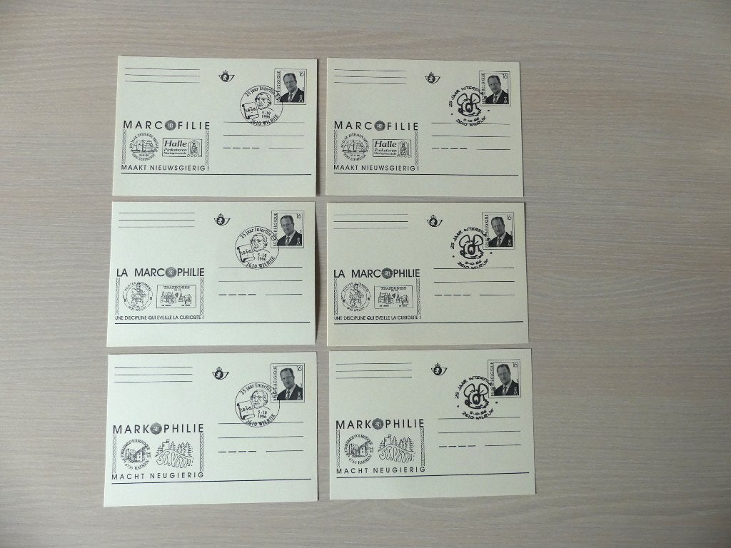 2x3 Cartes postales illustrées NL - FR - A, Enlèvement ou Envoi