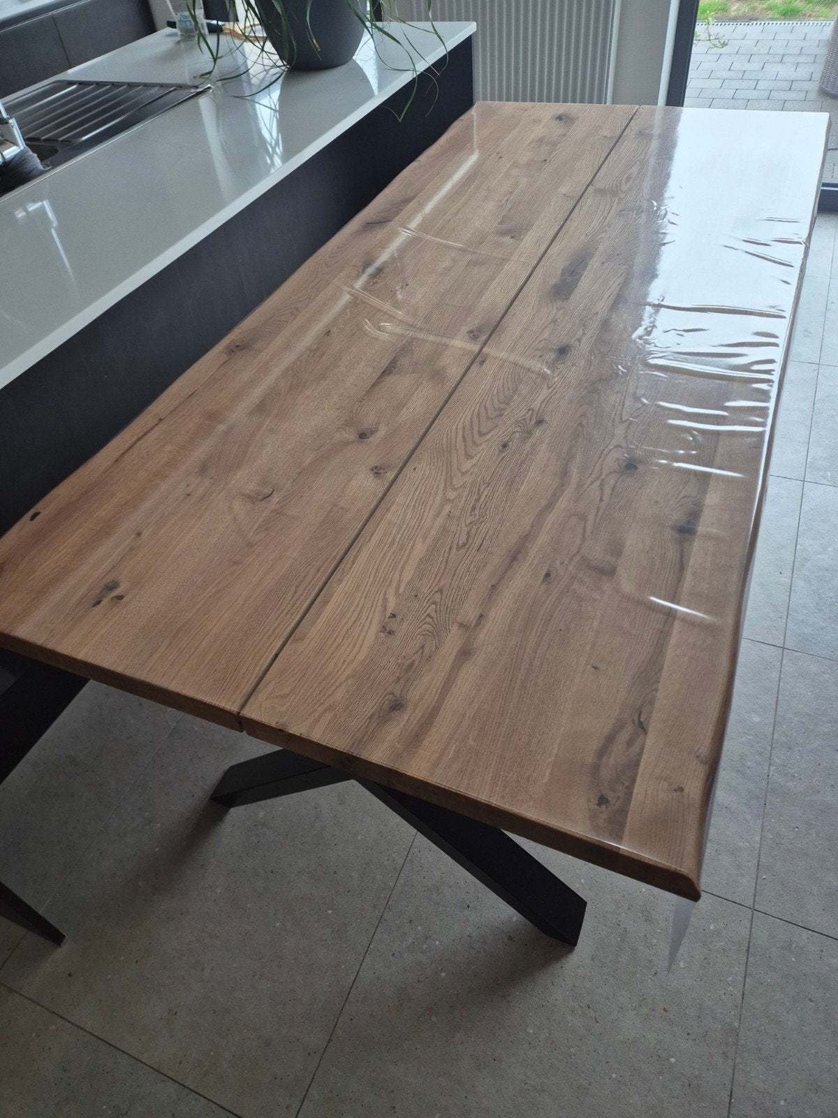 Roslev Tafel | JSYK, Ophalen, 50 tot 100 cm, Eikenhout, Zo goed als nieuw