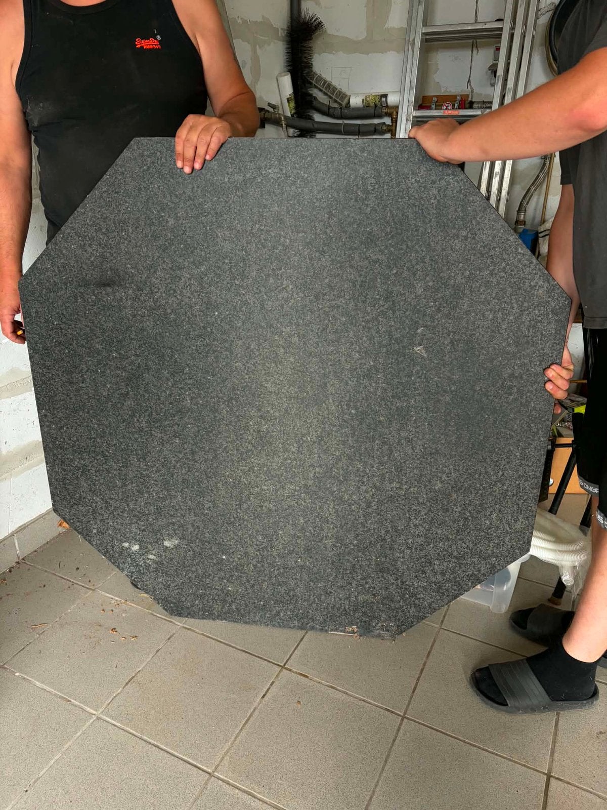 Marmer tablet, Doe-het-zelf en Bouw, Overige Doe-Het-Zelf en Bouw, Ophalen, Zo goed als nieuw