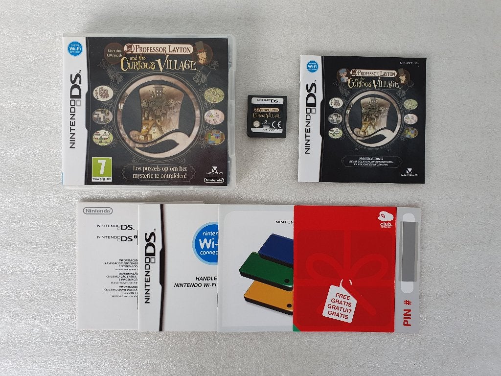 Nintendo DS: Professor Layton and the Curious Village, Games en Spelcomputers, Ophalen of Verzenden, Gebruikt