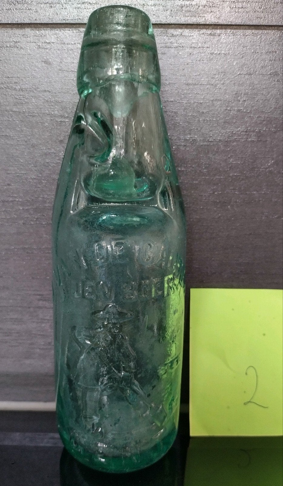 Antiek limonadeflesje J. Van De Cauter flesje 2, Ophalen of Verzenden