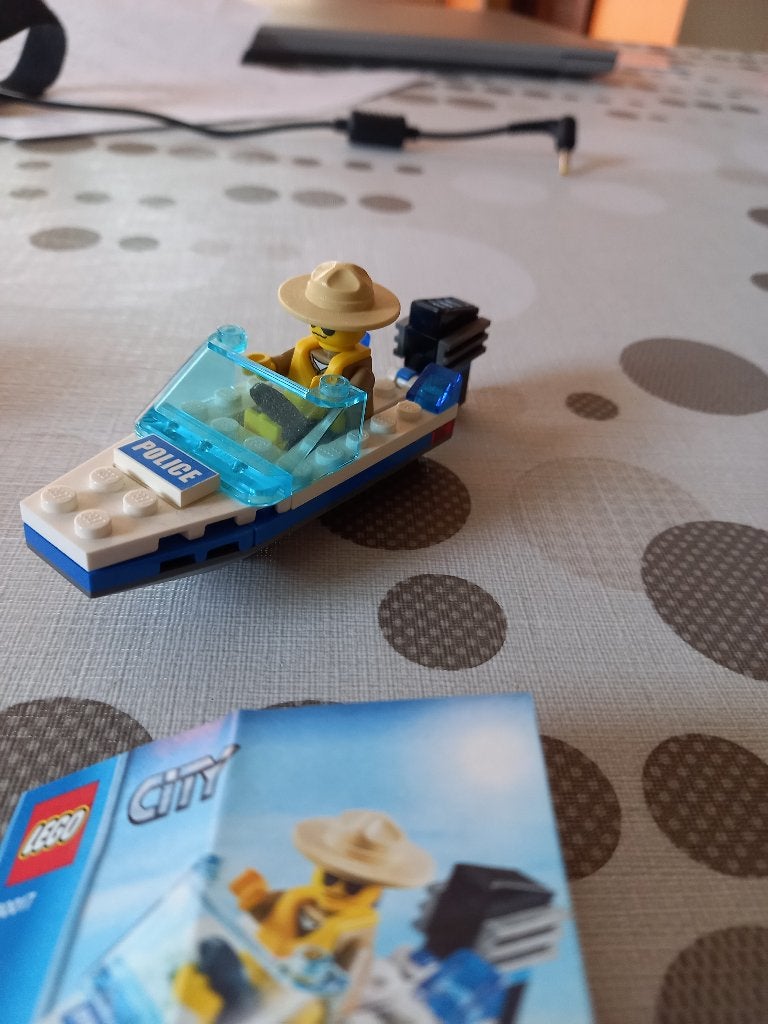 Bateau de police Lego 30017, City, Enlèvement ou Envoi, Lego, Comme neuf