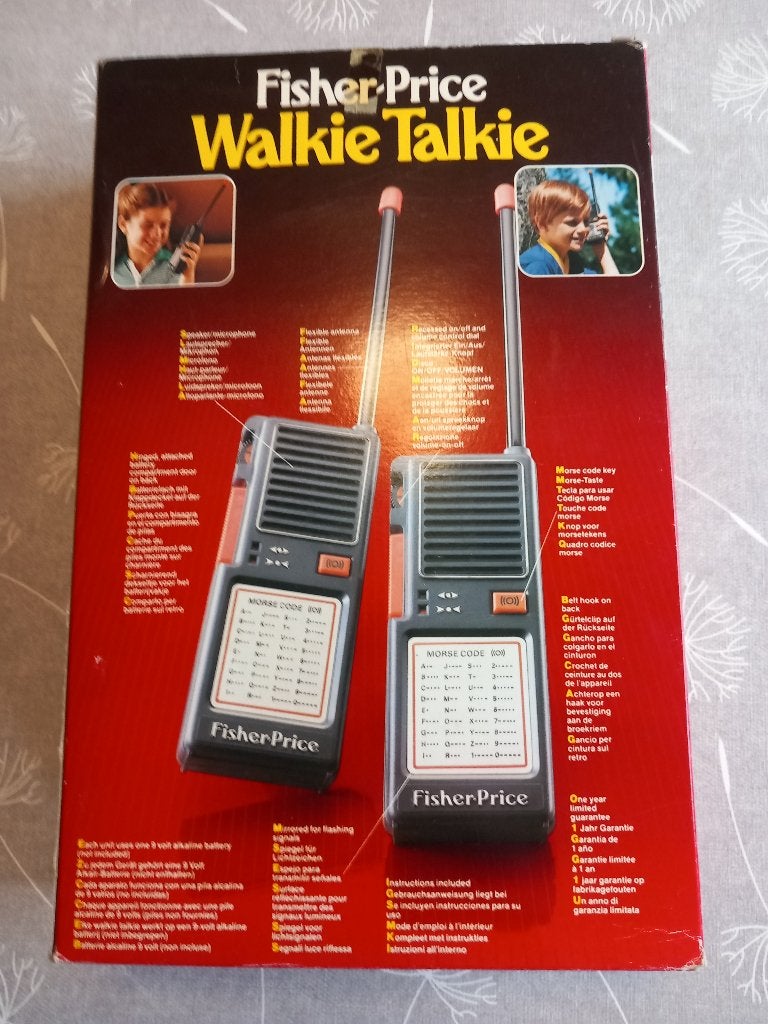 2 Walkie Talkie's van Fischer-Price, Télécoms, Talkies-walkies & Walkies-talkies, Neuf, Talkie-walkie ou Walkie-talkie, Enlèvement