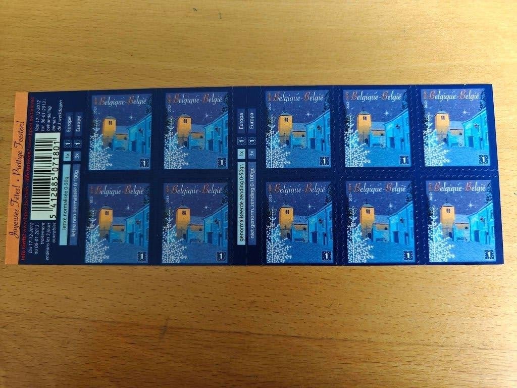 kerstzegels 2012 - OBP B 134. Europa - tarief 1., Kerst, Frankeerzegel, Ophalen of Verzenden, Zonder stempel