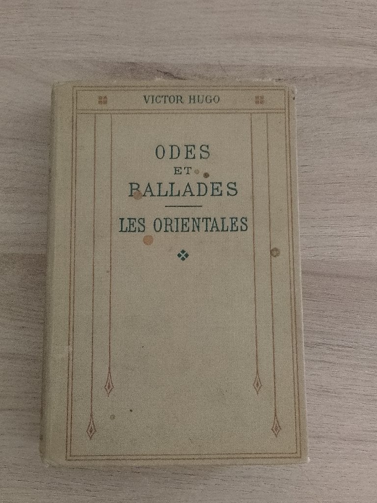 Odes et ballades Les Orientales, Livres, Poèmes & Poésie, Envoi, Utilisé, Victor Hugo, Un auteur
