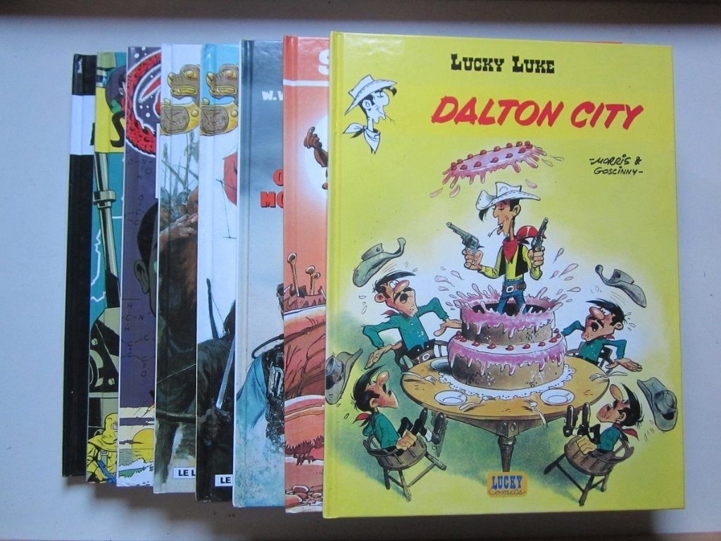 Bandes dessinées cartonnées publicitaires, Plusieurs BD, Enlèvement ou Envoi, Comme neuf, Divers auteurs