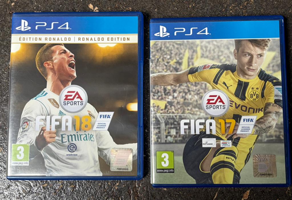 2 ps4 FIFA games, Ophalen of Verzenden, Zo goed als nieuw