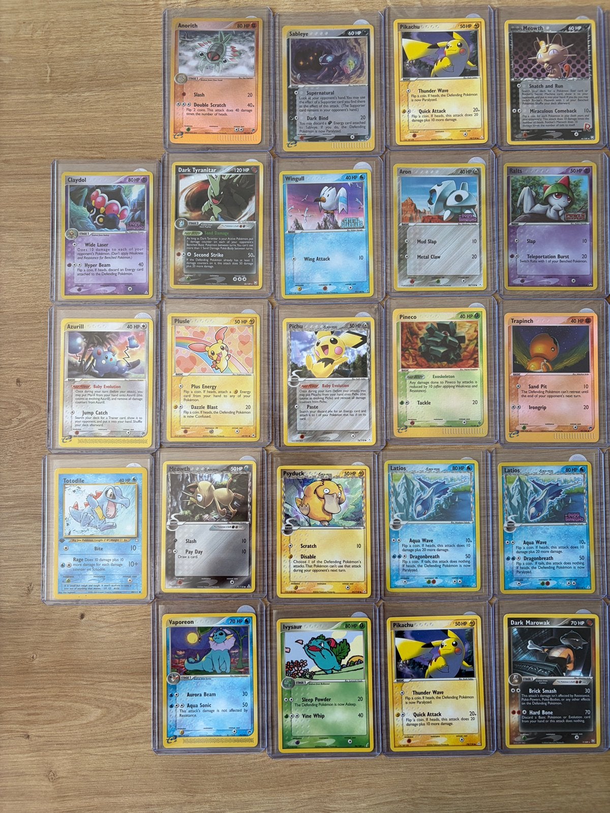 Oude Pokemonkaarten te koop!!, Ophalen of Verzenden, Gebruikt, Meerdere kaarten