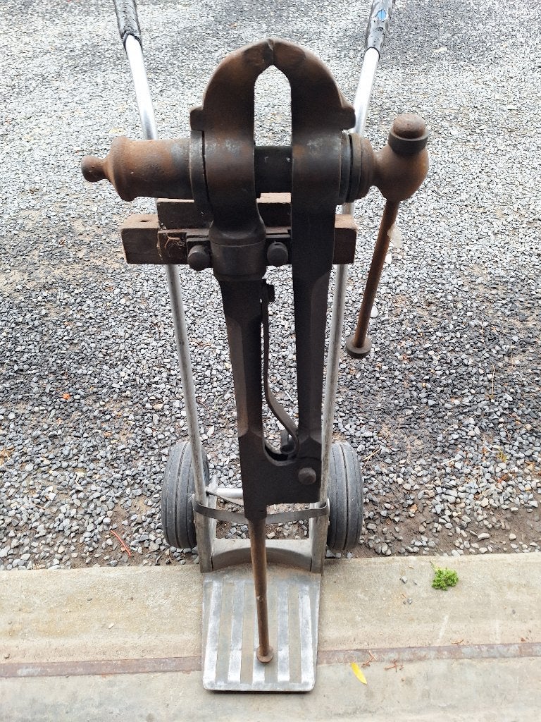 staartbankschroef, Bricolage & Construction, Enlèvement, Utilisé, Étau, Autres marques