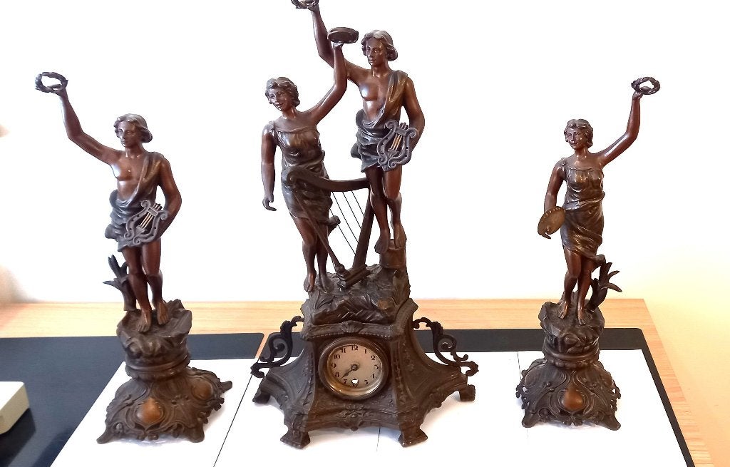 Gegoten bronzen beelden, Antiquités & Art, Enlèvement, Bronze