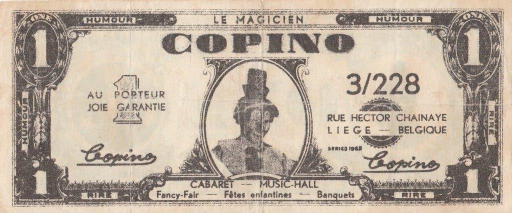 Le Magicien Copino 1$, Verzamelen, Overige Verzamelen, Ophalen of Verzenden