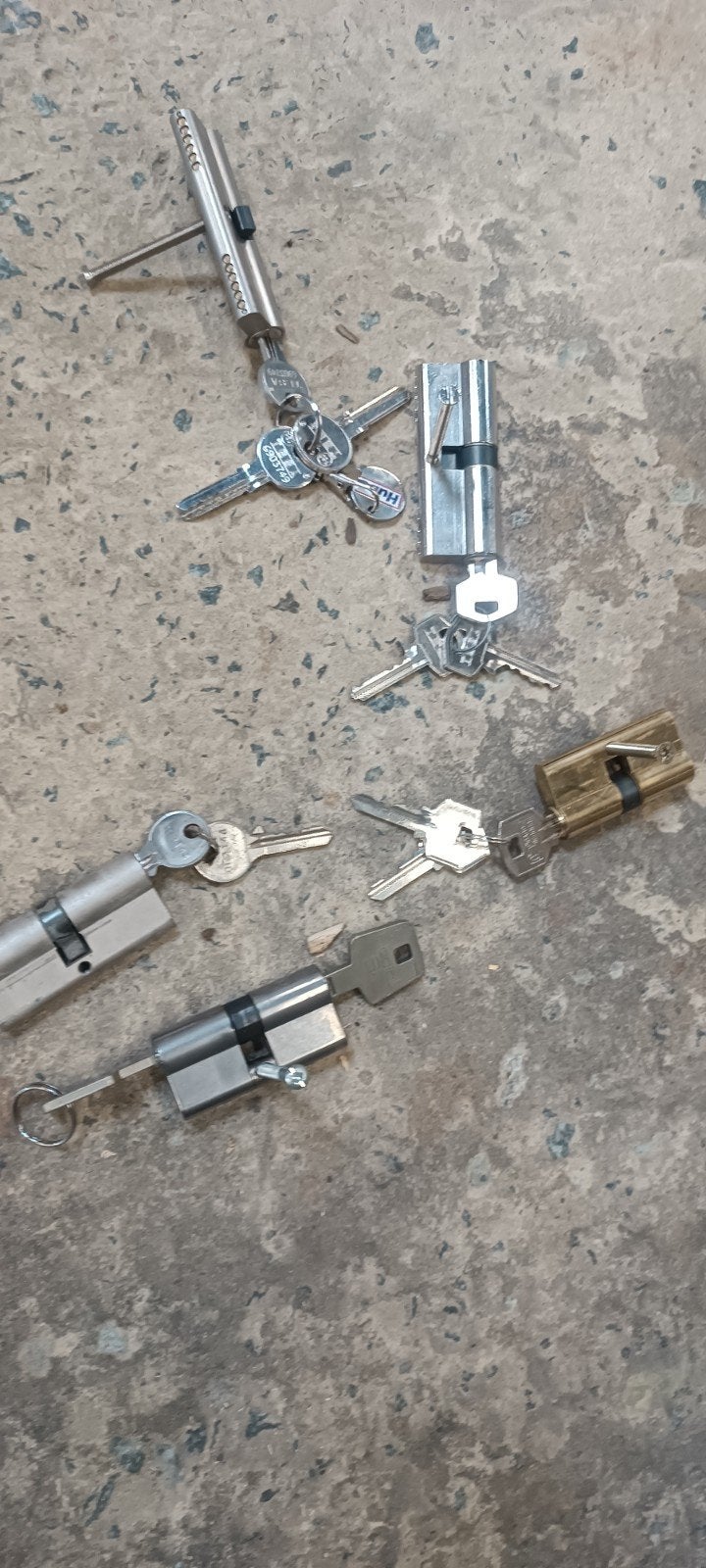 cylindre. de porte, Enlèvement