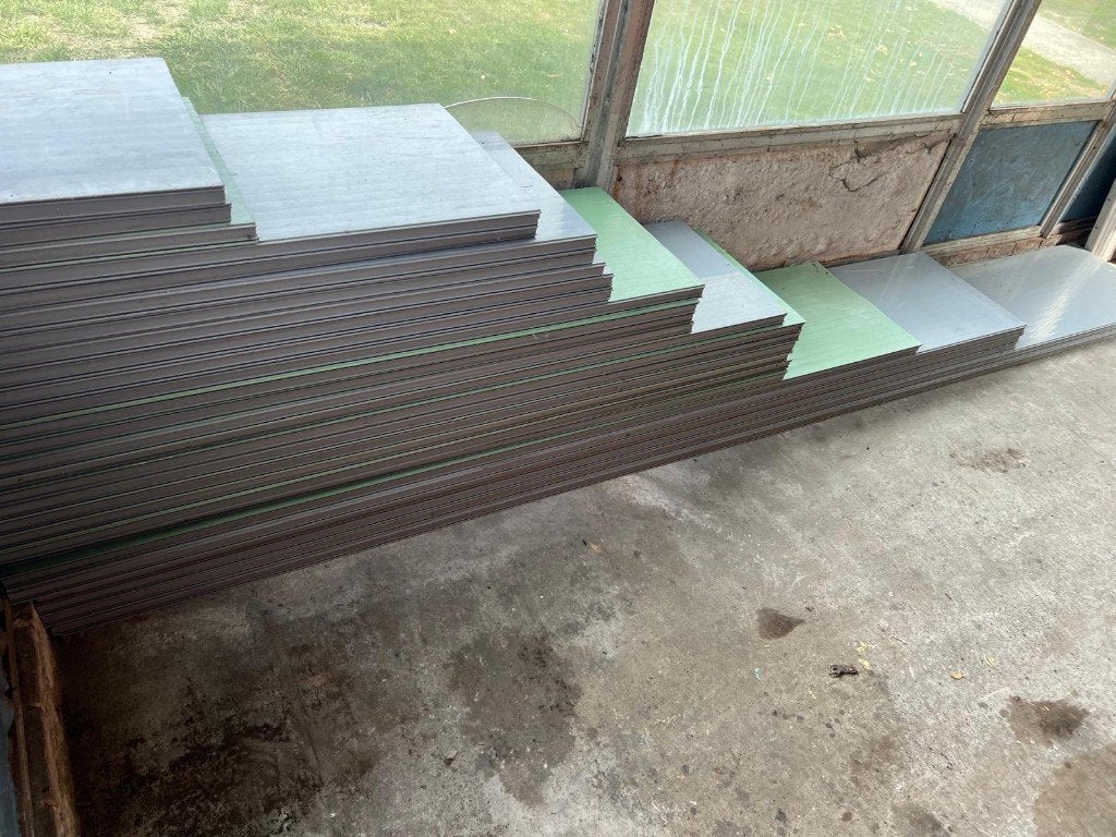 Hoogwaardige HDPE / PVC wandpanelen, Enlèvement, Comme neuf, Autres matériaux, 20 à 50 mm