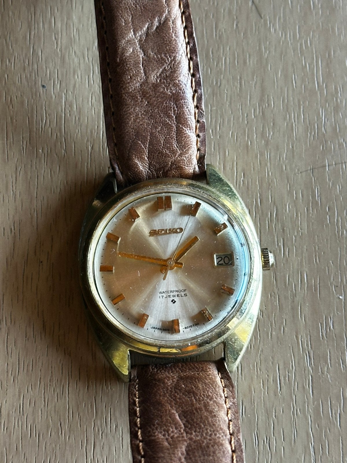 Seiko vintage horloge, Handtassen en Accessoires, Horloges | Antiek, Ophalen of Verzenden, Seiko