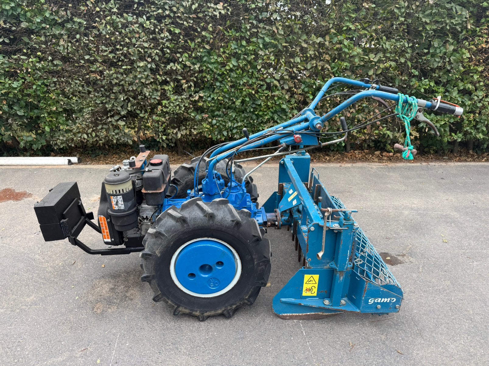 NIBBI Motoculteur + bakfrees + Gamo rotorkopeg, Enlèvement, Utilisé