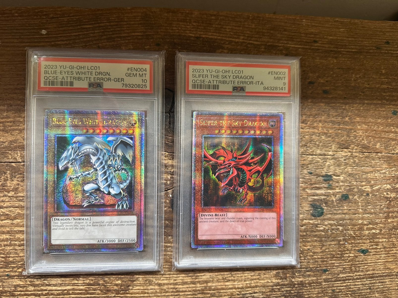 YU-GI-OH! Blue-Eyes White DRAGON+ Slifer The Sky DRAGON LC01, Hobby & Loisirs créatifs, Jeux de cartes à collectionner | Yu-gi-Oh!