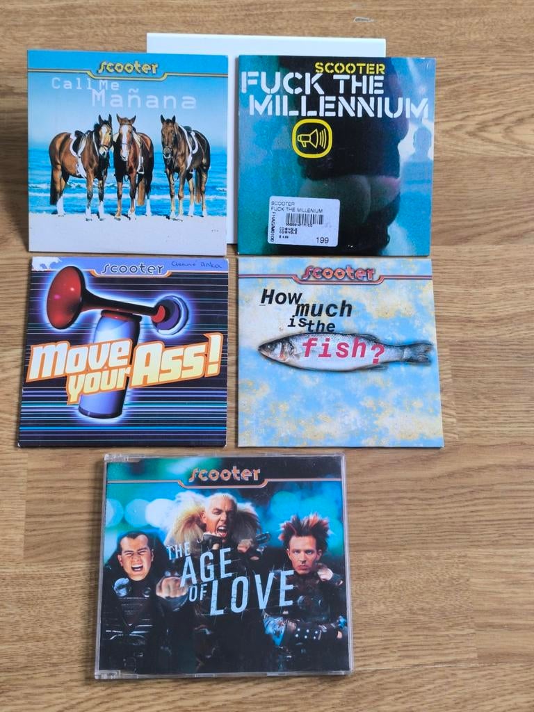 Scooter cd singles - SCOOTER cd - maxi cd single scooter ., Cd's en Dvd's, Ophalen of Verzenden