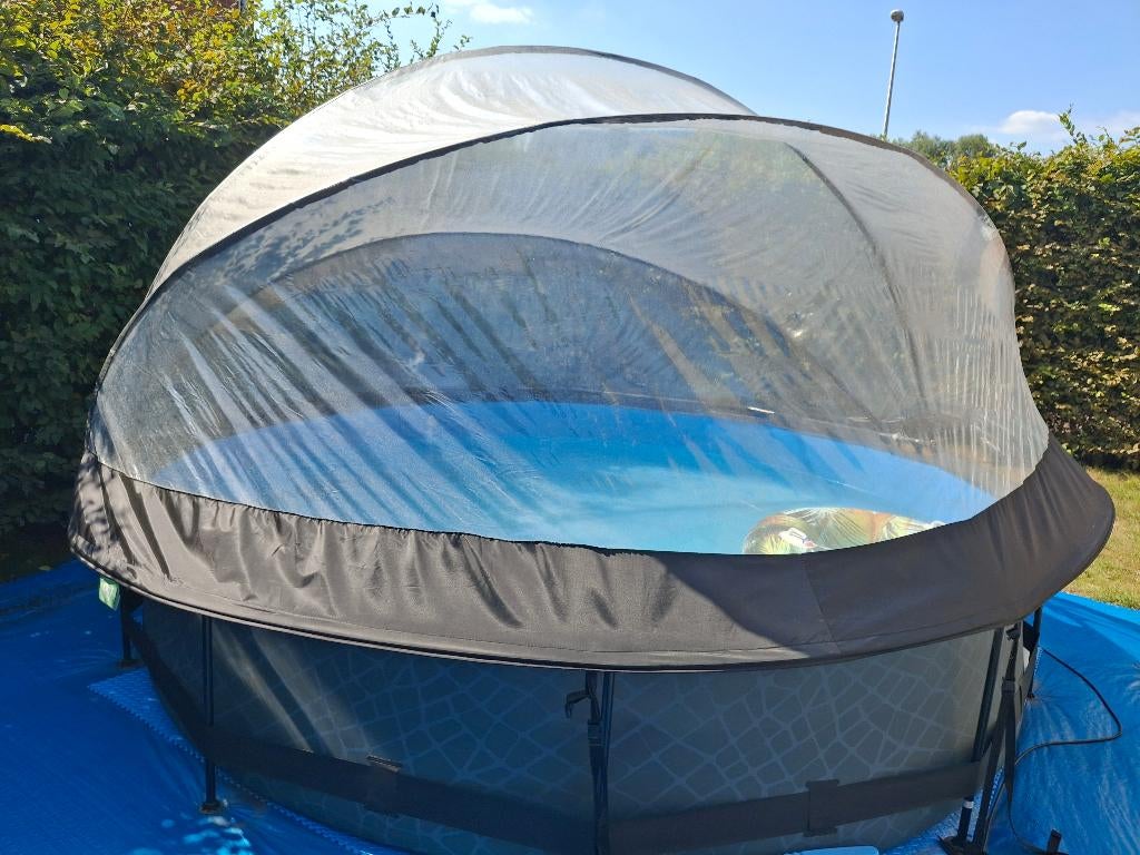 Rond zwembad 360cm diameter met overkapping, Tuin en Terras, Zwembaden, Ophalen, Rond