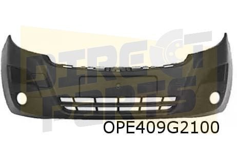 Opel Movano B (5/10-9/19) voorbumper (bij ml) (zwart) (te sp, Neuf, -, Opel, -
