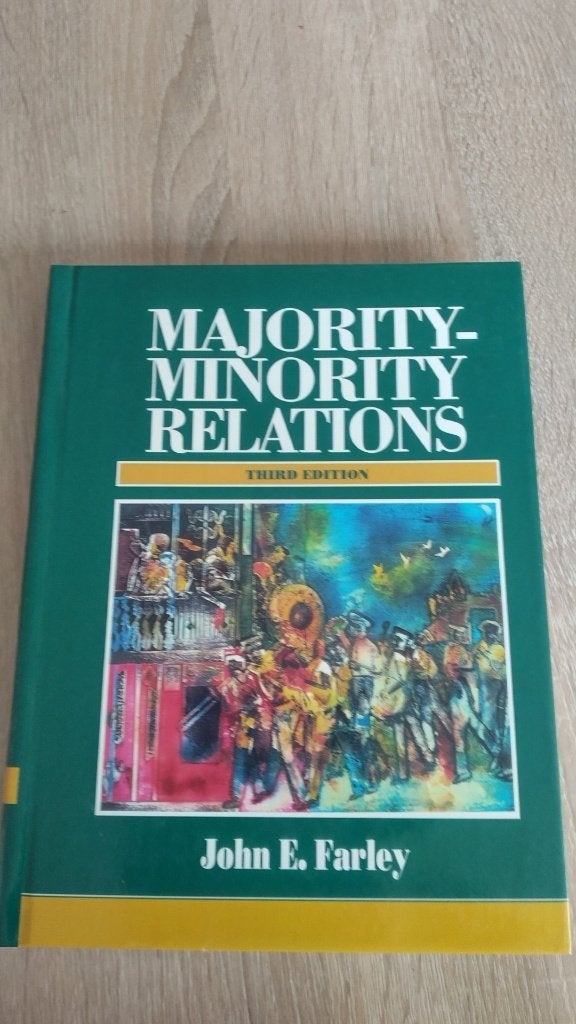 Majority Minority Relations, Livres, Enlèvement, Neuf, Politique