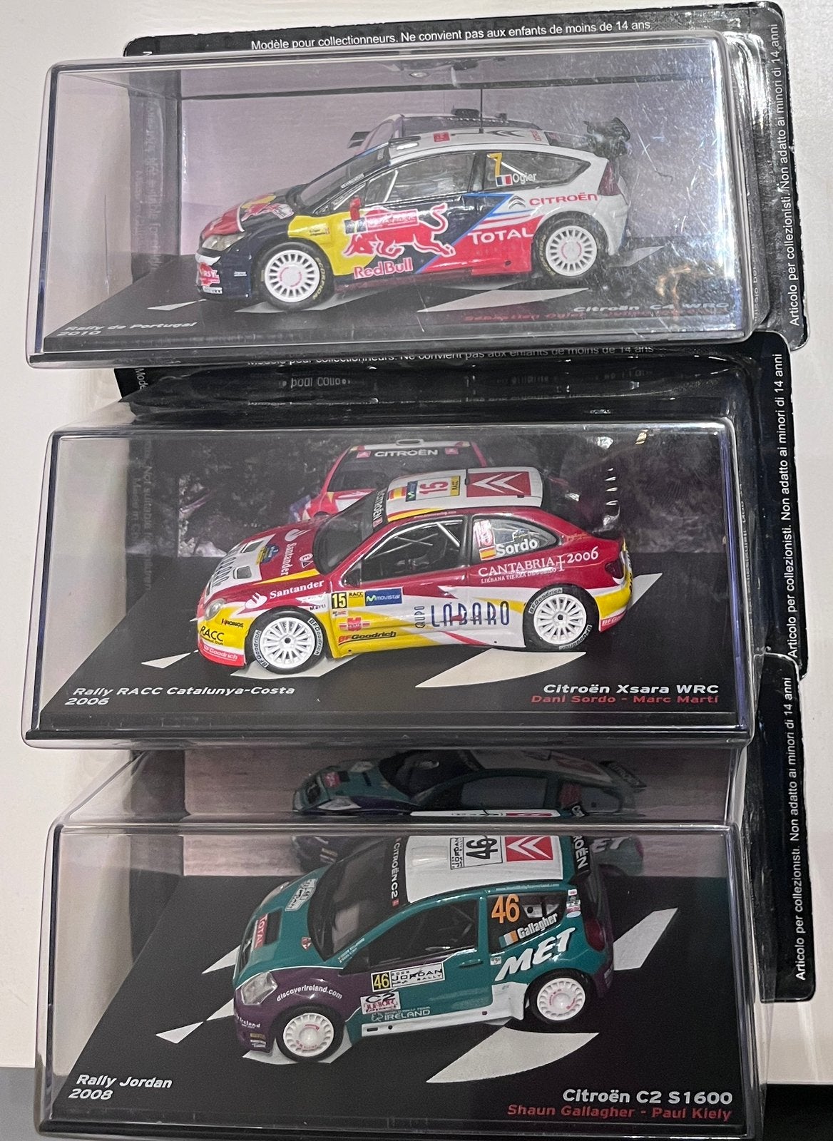 1/43 lot de 3 Citroën de Rallye. Xsara, C4 & C2, Enlèvement, Neuf, Voiture