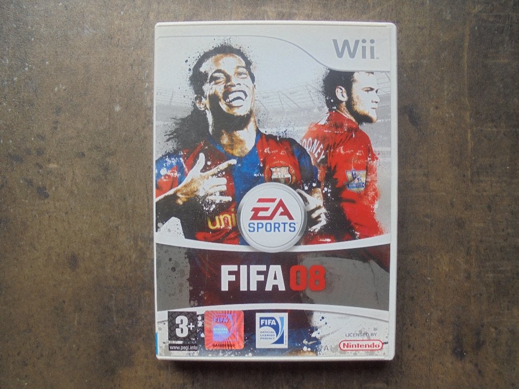 FIFA 08 voor Wii (zie foto's), Games en Spelcomputers, Gebruikt, Ophalen of Verzenden, Sport, 3 spelers of meer