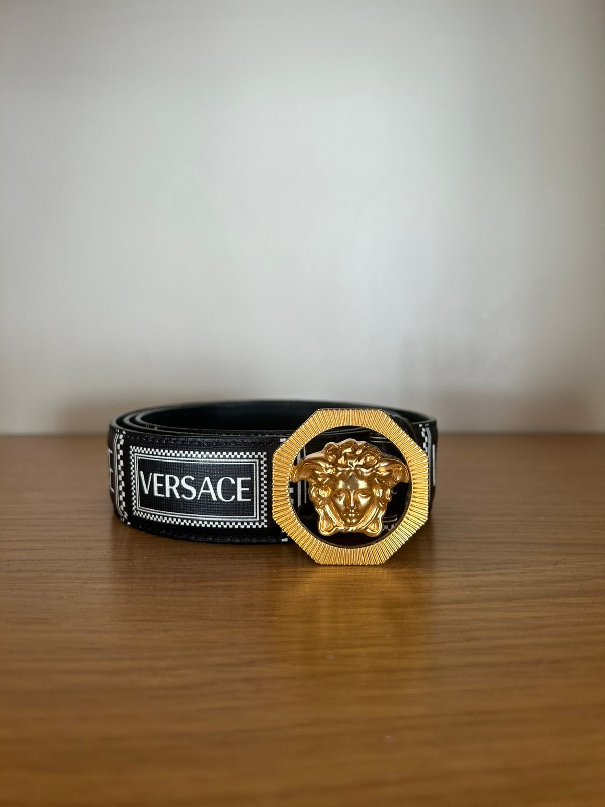 Originele Versace Medusa Riem – Inclusief betaalbewijs, Ophalen, Zo goed als nieuw