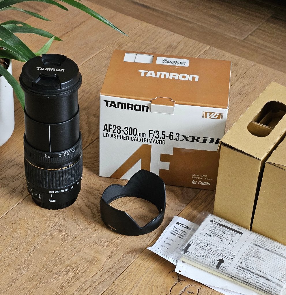 Tamron 28-300 mm VC pour Canon EF (avec stabilisation), Enlèvement ou Envoi, Comme neuf, Téléobjectif, Zoom