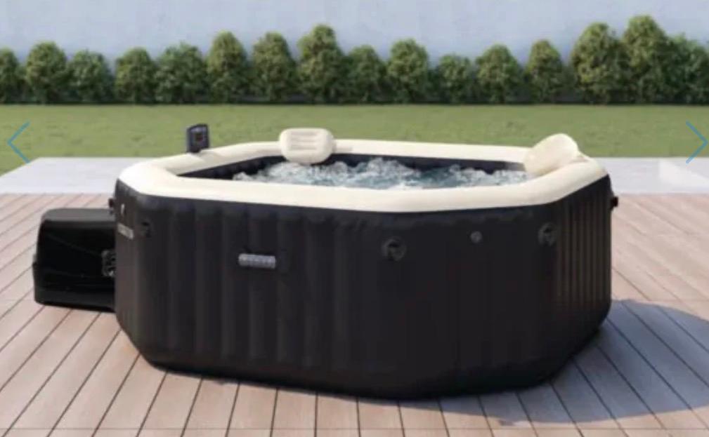 Intex Pure Spa voor 6 personen voor handige harry, Jardin & Terrasse, Enlèvement, Utilisé, Tapis de sol, Gonflable