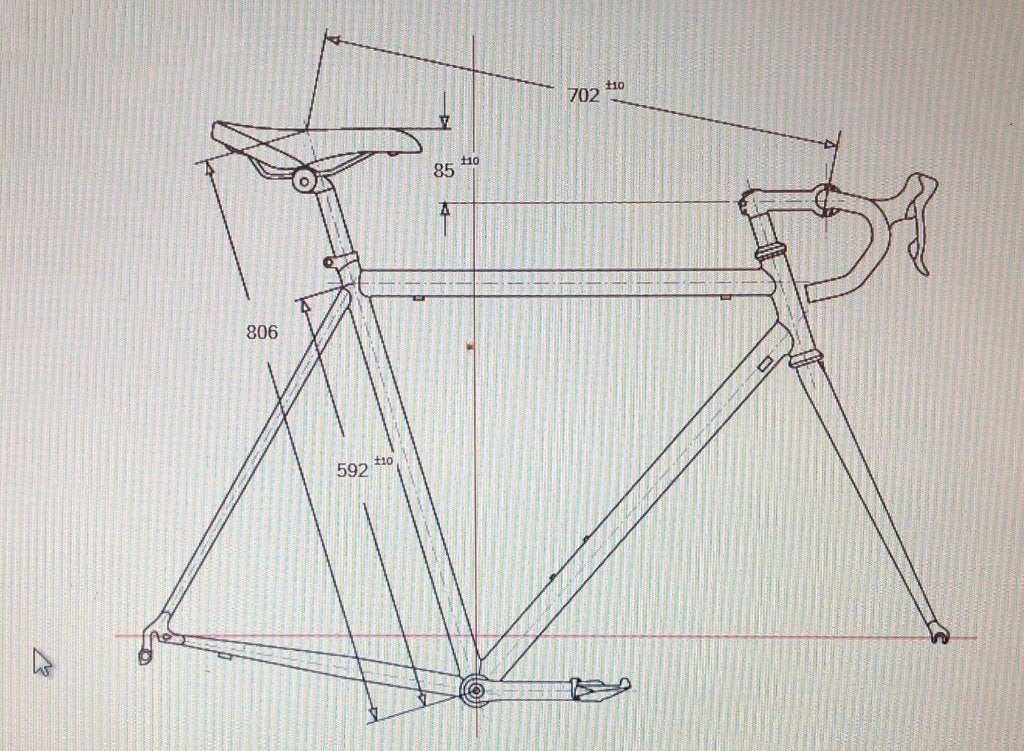 Vélo de route pour homme, Autres marques, 10 à 15 vitesses, Frein sur jante, 57 à 61 cm