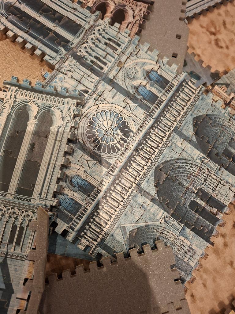 3D puzzel van schuimrubber Notre-Dame, Hobby en Vrije tijd, Denksport en Puzzels, Ophalen of Verzenden, Minder dan 500 stukjes