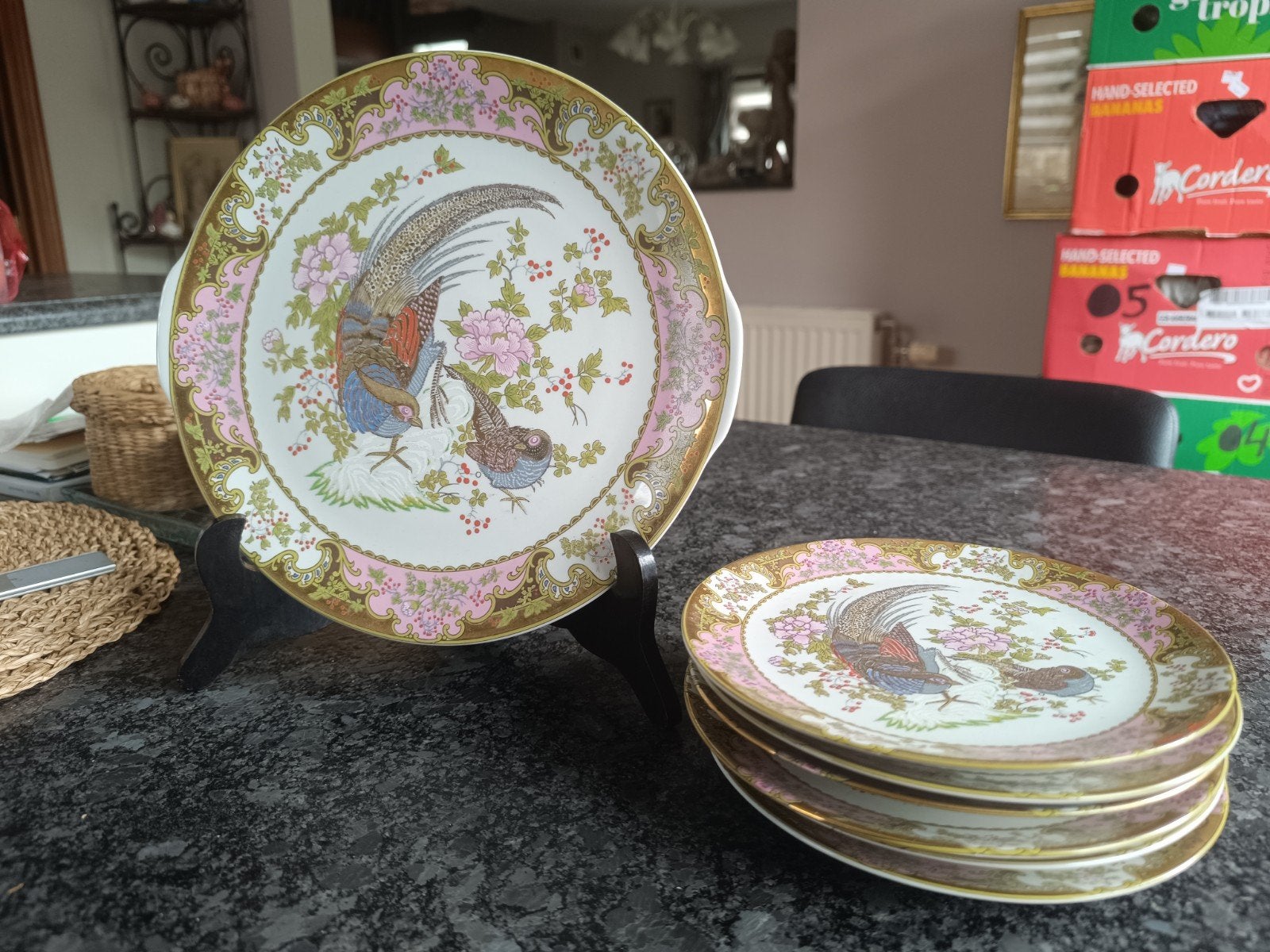 splendide service à dessert en porcelaine S.Marco, Enlèvement ou Envoi