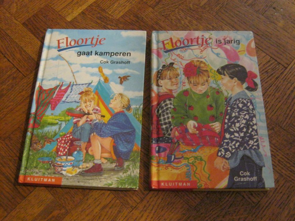 2 kinderboeken Floortje, Ophalen of Verzenden, Gelezen