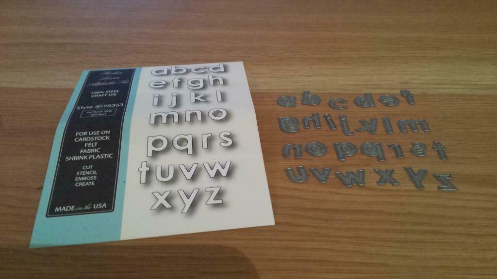 Stansen - Parker Lower Alphabet Set - Style nr. 98363, Ophalen of Verzenden, Gebruikt, Overige typen