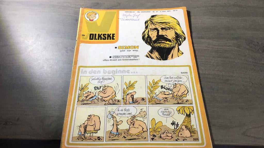 Volkske magazine 27(c2), Eén stripboek, Ophalen of Verzenden, Gelezen