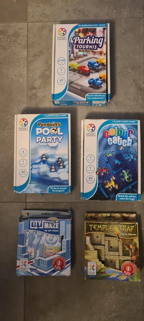 Smartgames, Ophalen, Gebruikt