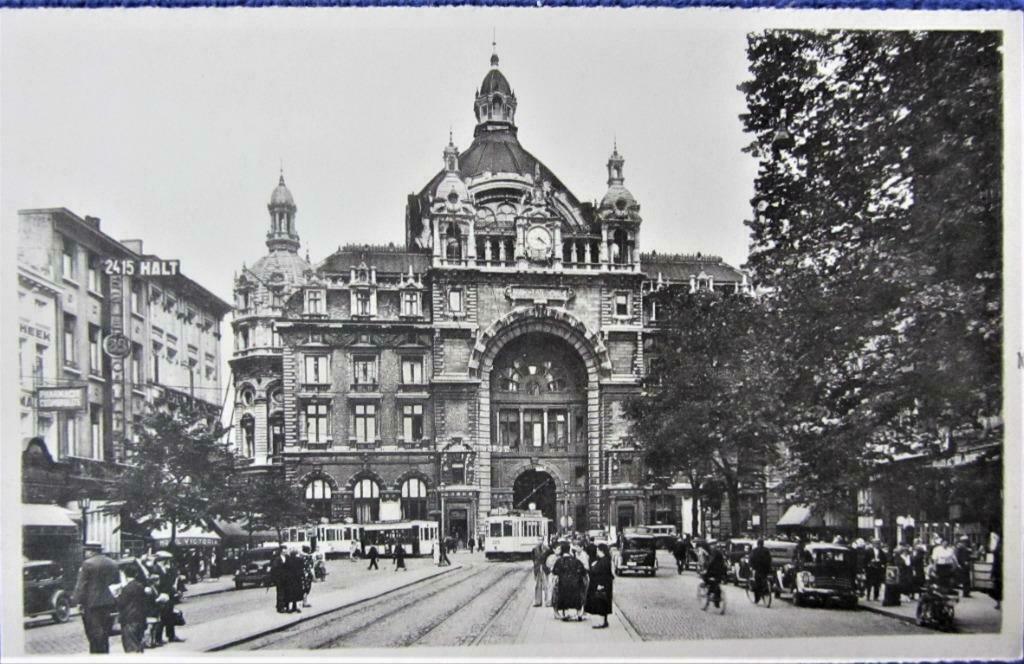 POSTKAART- DE KEYSERLEI EN MIDDENSTATIE, Ophalen of Verzenden, Ongelopen, Antwerpen