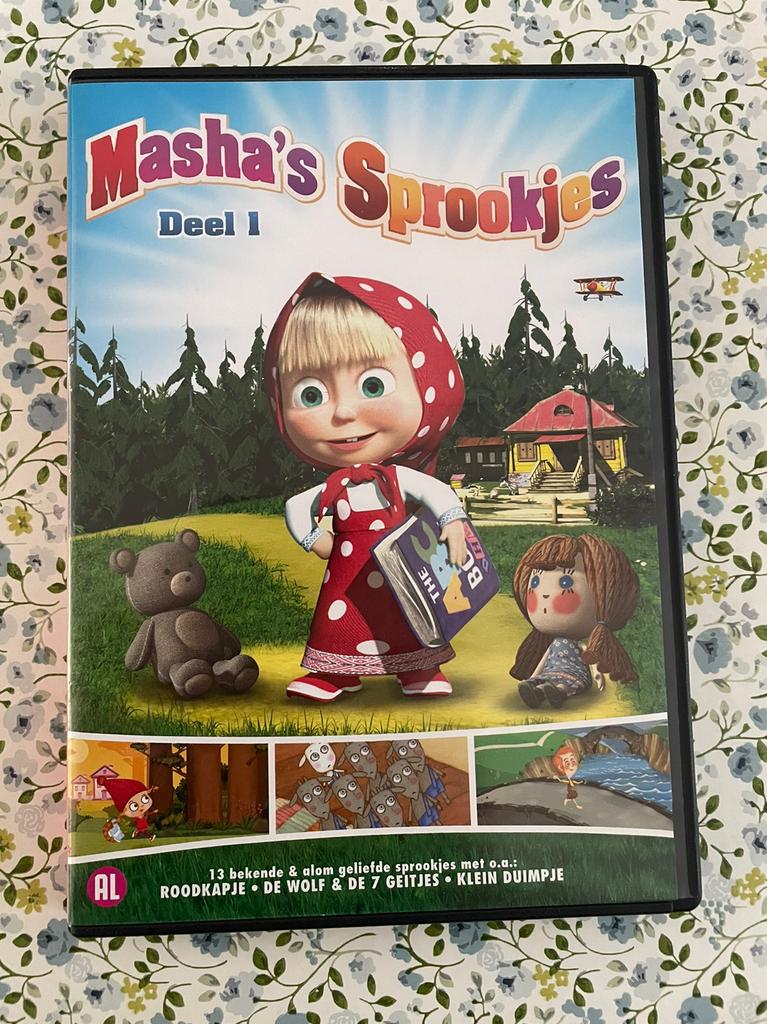 Dvd Masha’s Sprookjes, deel 1, Alle leeftijden, Ophalen of Verzenden, Gebruikt, Tekenfilm