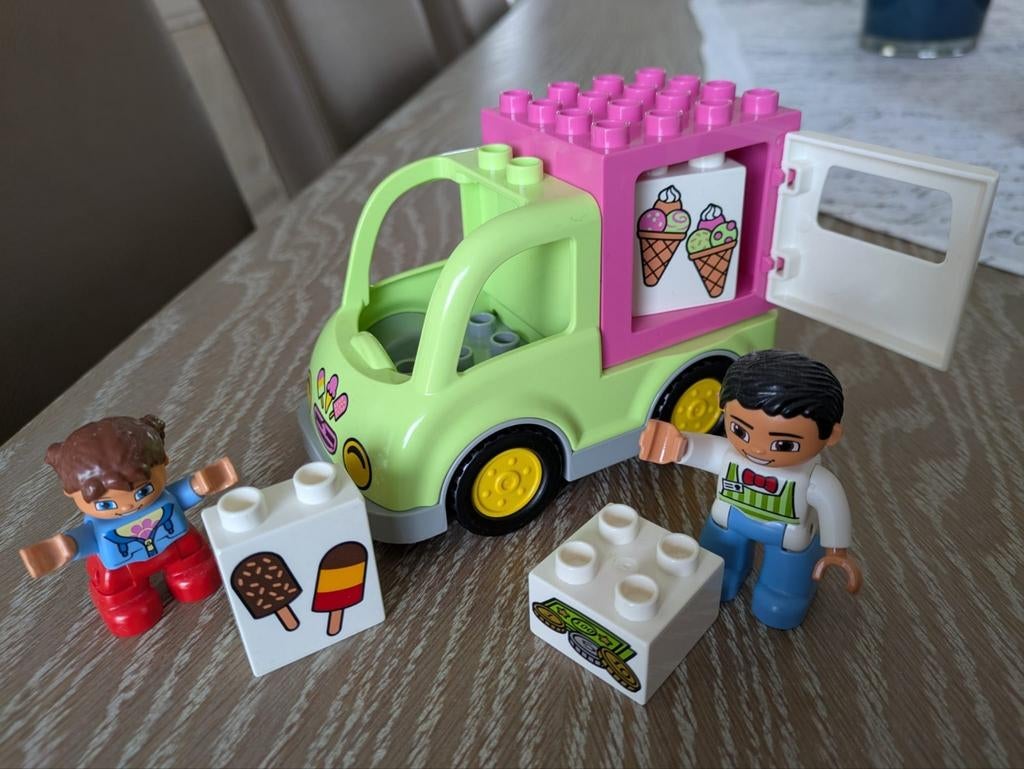 Duplo 10586 Ijswagen, Enlèvement, Utilisé