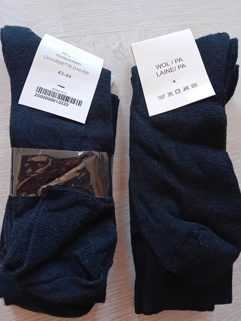 Chaussettes hiver, Vêtements | Hommes, Chaussettes & Bas, Enlèvement ou Envoi, Neuf, Taille 43 à 46, Noir