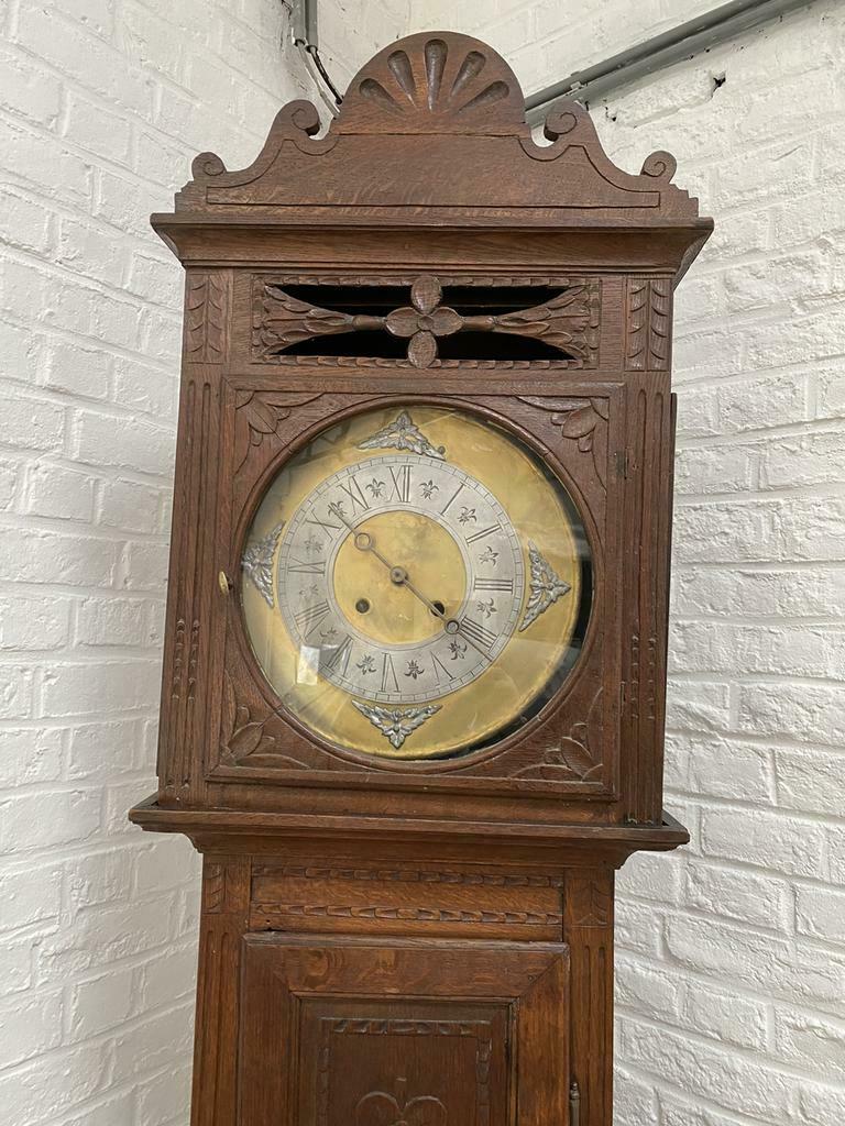 horloge de parquet,chaise bureau, fauteuil de bureau ,, Enlèvement, Utilisé, Bois, Vintage , chêne massif,