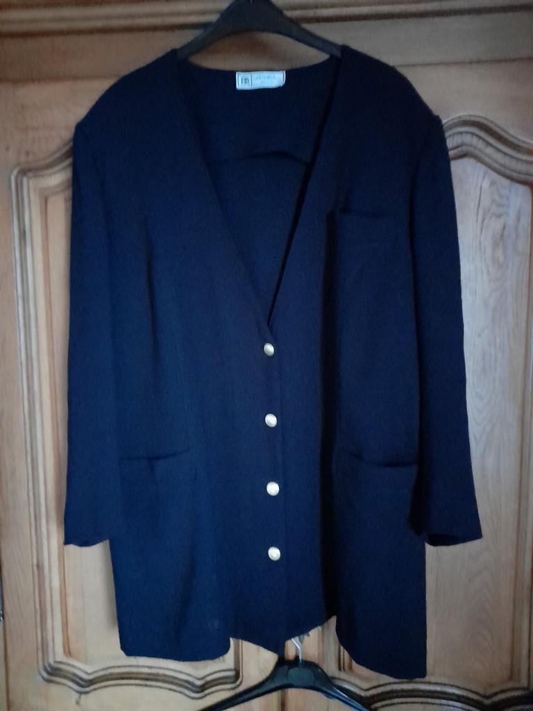 Mooie gilet, dames, 1 maal gedragen, maat 56,zwart, Domina, Zwart, Ophalen of Verzenden, Zo goed als nieuw