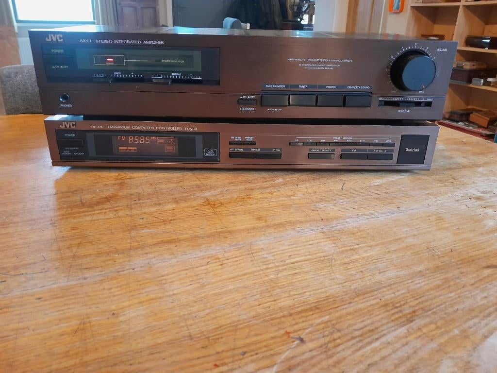 Tuner/ampli JVC, Enlèvement ou Envoi, JVC, Tuner ou Radio, Utilisé