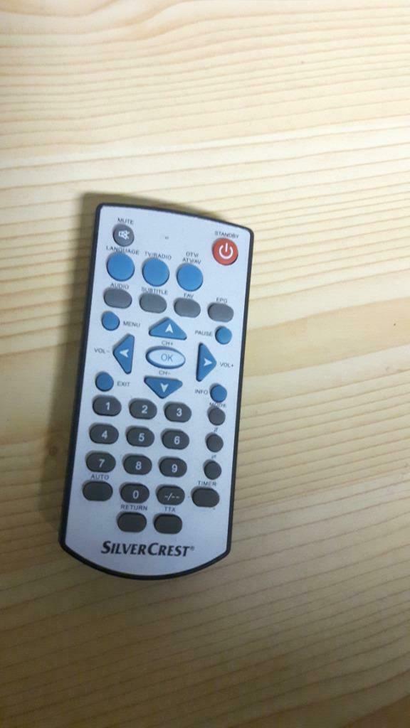 Afstandsbediening   SILVERCREST LCD TV/RADIO LT710, TV, Hi-fi & Vidéo, Enlèvement ou Envoi, Utilisé, Originale, Récepteur ou Amplificateur