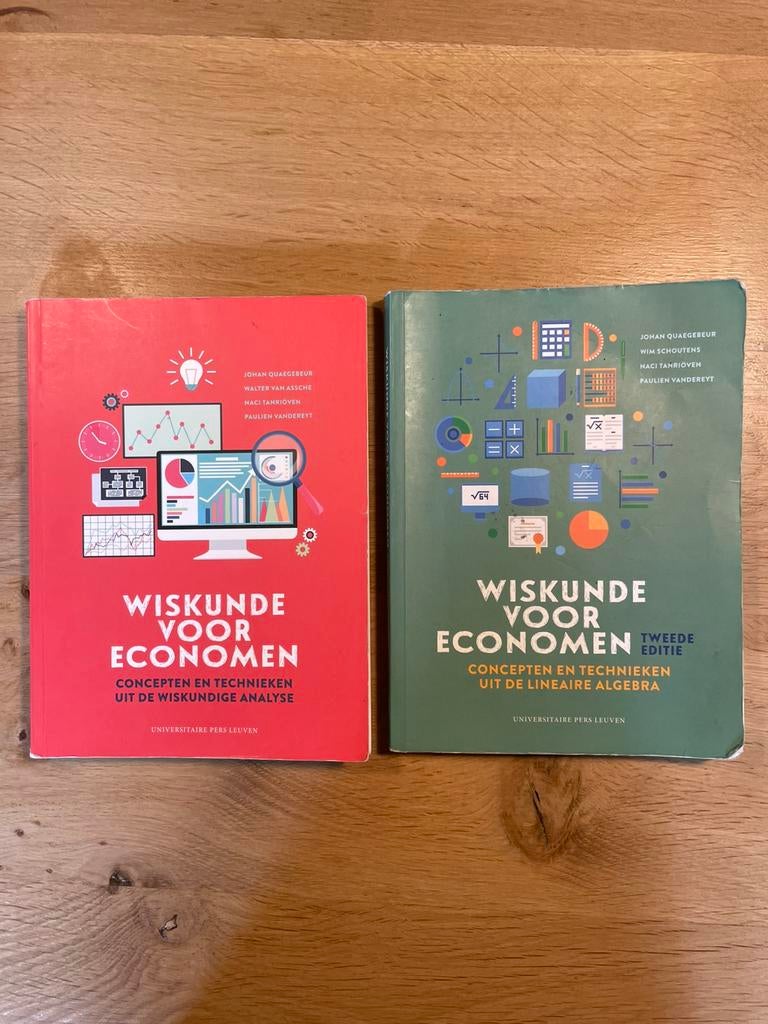 Wiskunde voor economen, Boeken, Studieboeken en Cursussen, Zo goed als nieuw, Ophalen